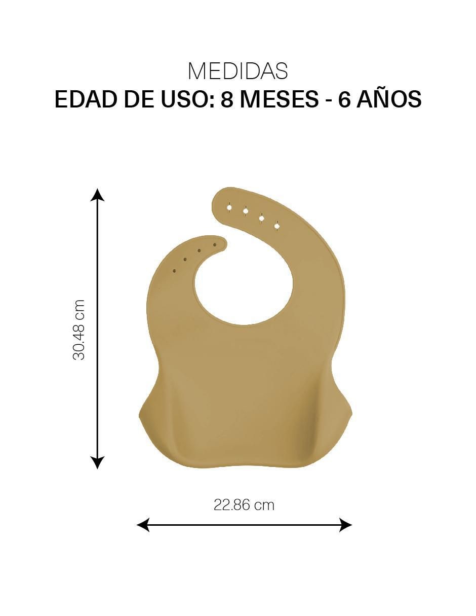 Babero de silicón 2