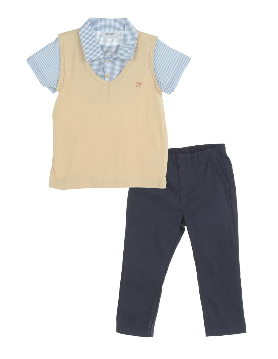 Conjunto de algodón para niño 2 piezas 1