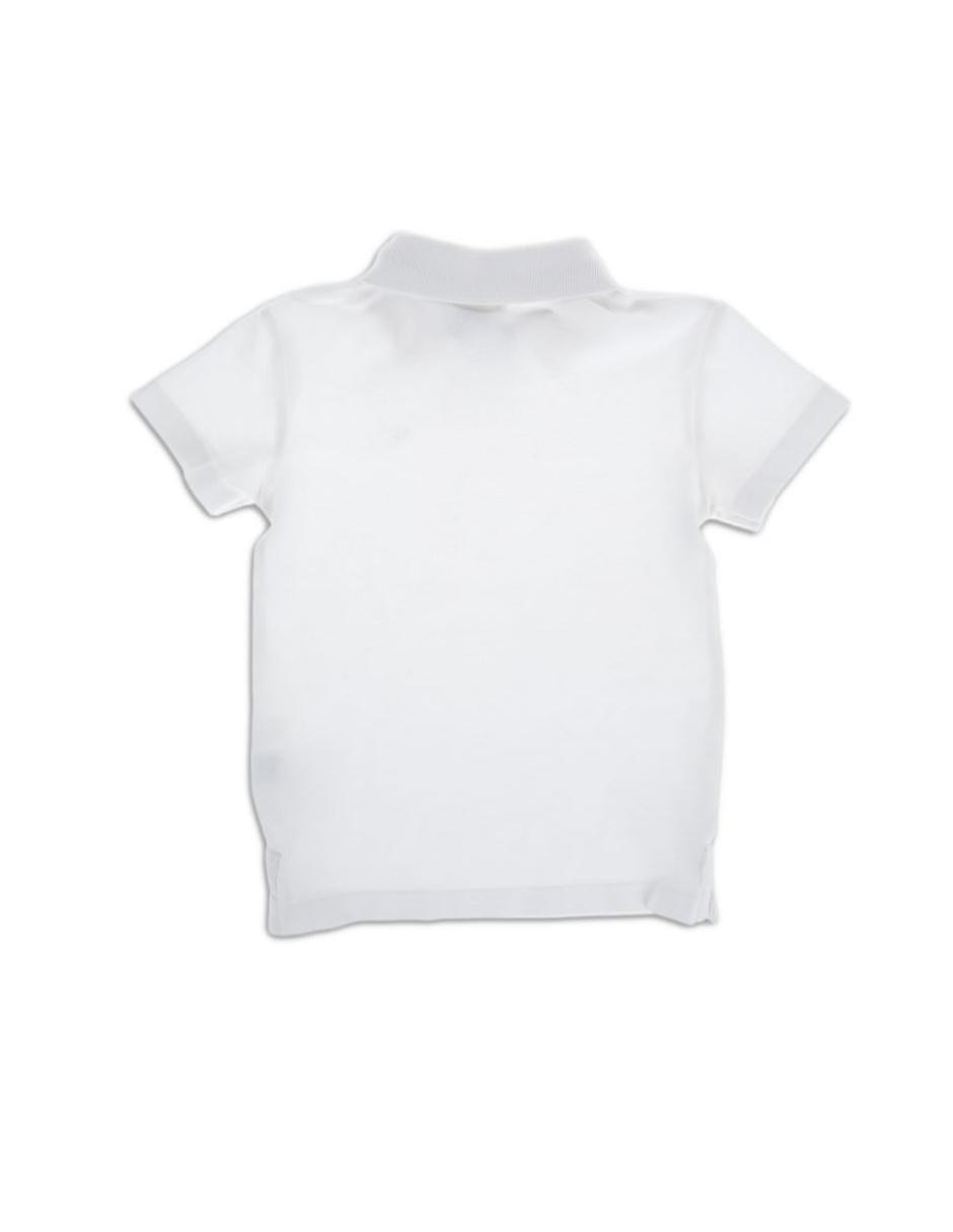 Playera tipo polo de algodón para bebé niña 2